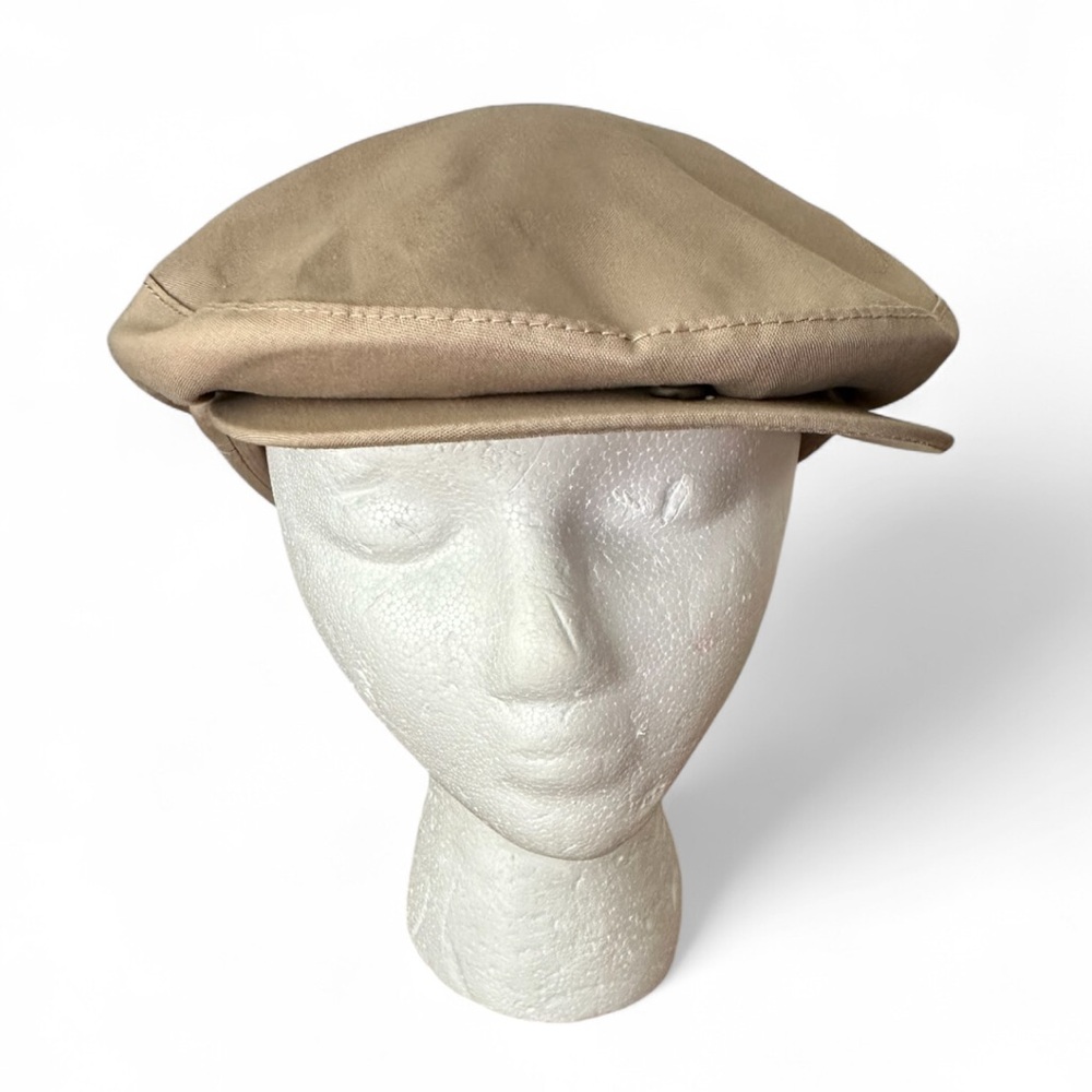Vintage cream cabbie Flat Cap